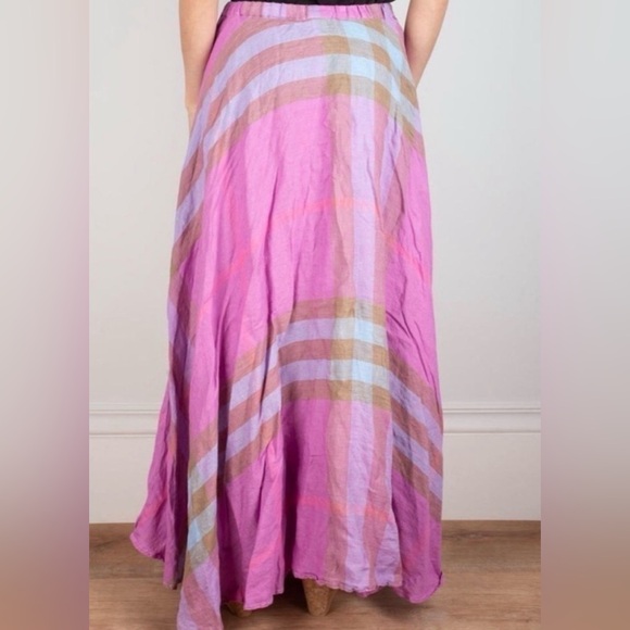 CP Shades x Free People Inez Linen Maxi Skirt - Picture 2 of 14